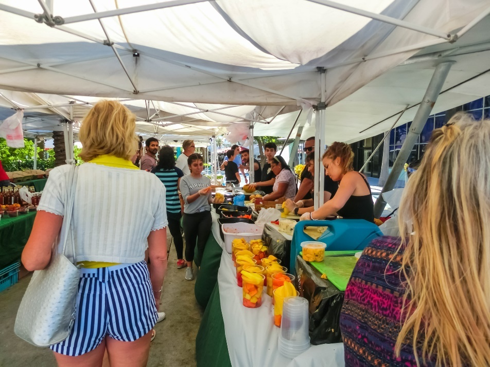A farmer’s market in Miami