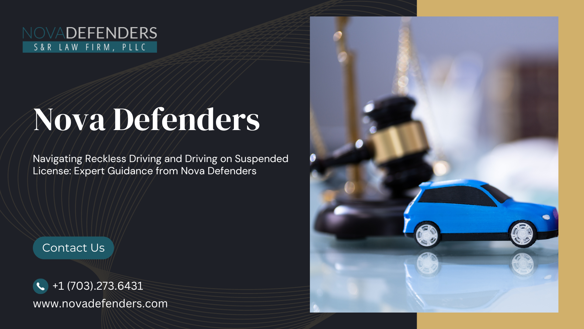 Navigating Reckless Driving and Driving on Suspended License: Expert Guidance from Nova Defenders
