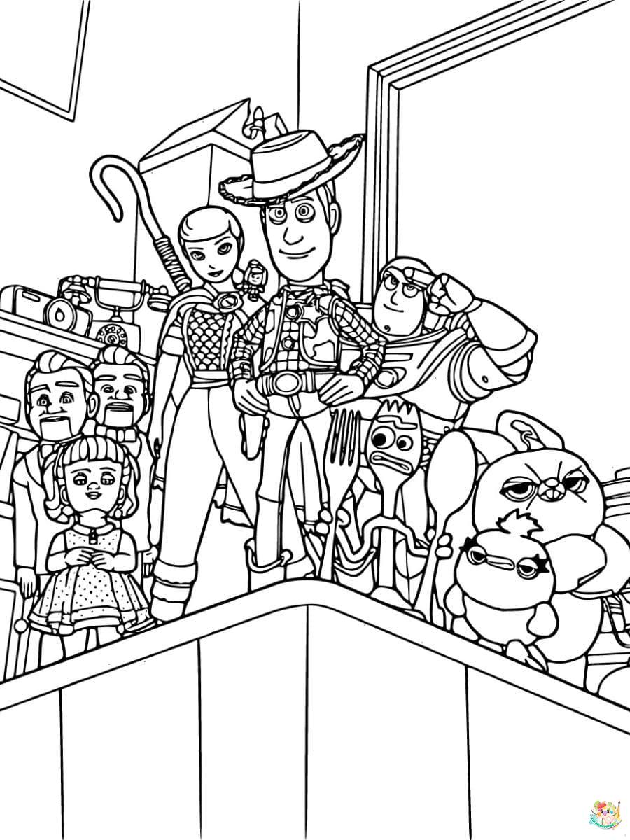 Explore Toy Story Coloring Pages for Creative Fun