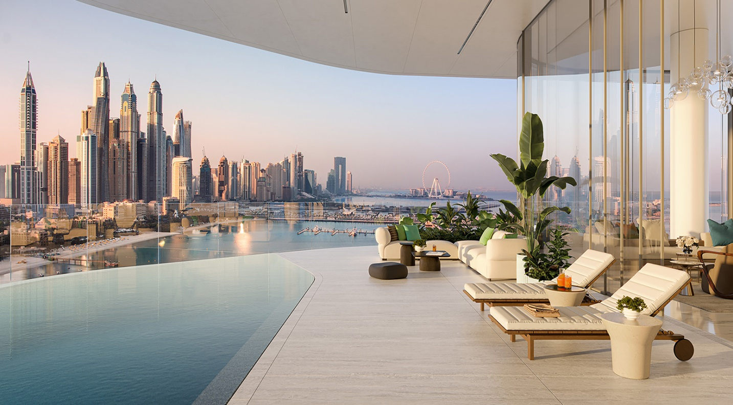 Photo of luxury real estate investment with premium penthouse in Dubai 