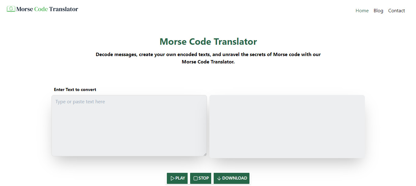 Morse code translator
