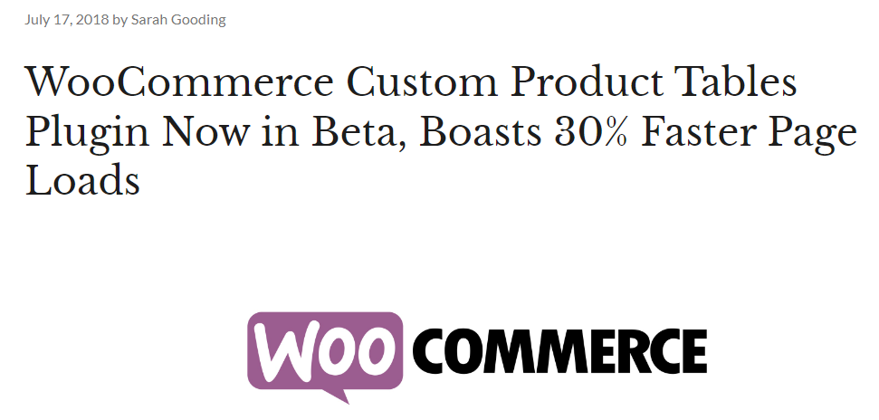 WooCommerce Custom Product Tables