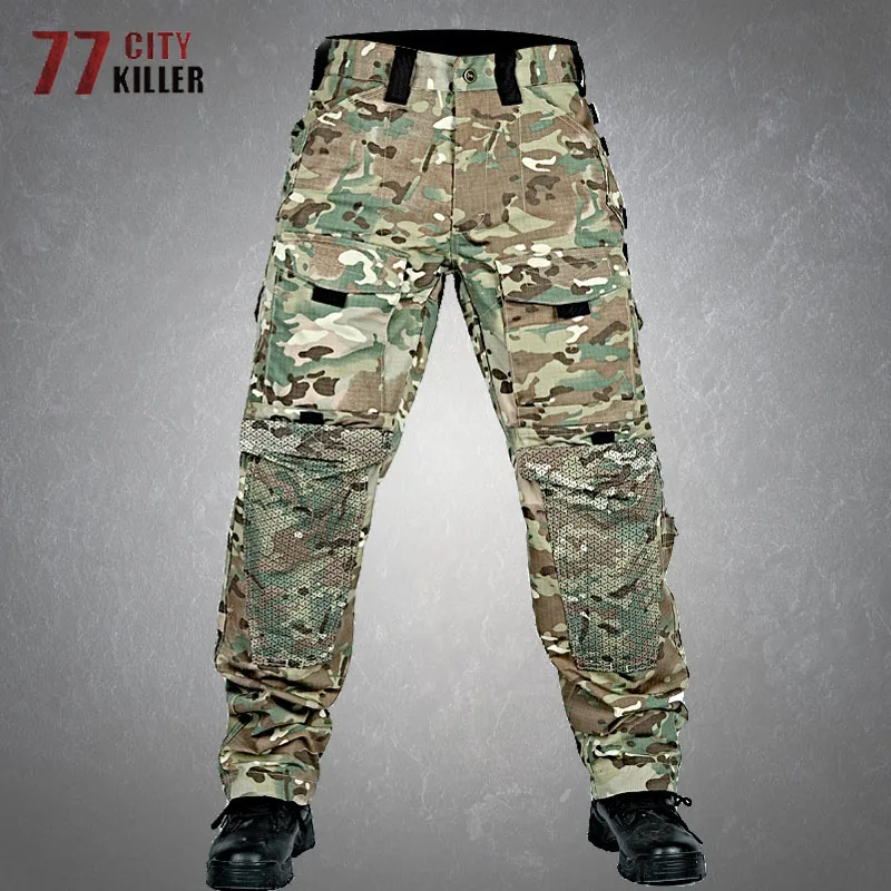 tactical relaxed fit straight leg lightweight ripstop cargo pants