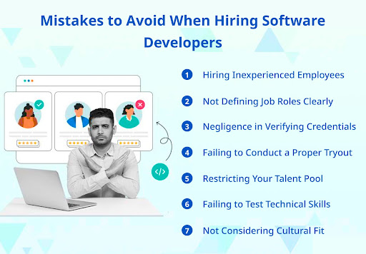 Top 7 Mistakes to Avoid While Hiring Software Developers