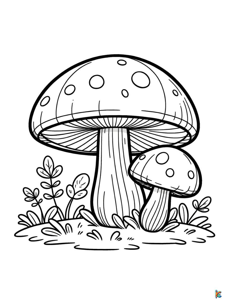 Explore Mushroom Coloring Pages: A Creative Journey with ColoringPagesKC