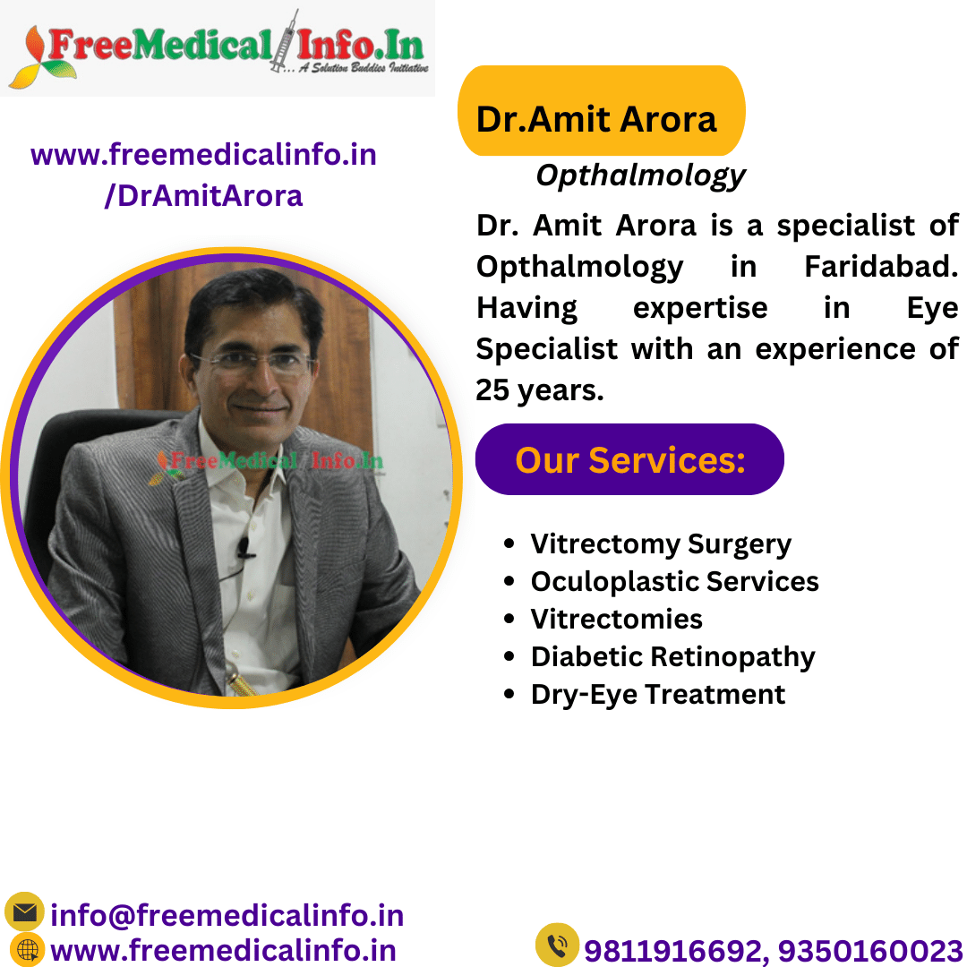 Top 10 Ophthalmology Doctors in Faridabad: Eye Care Experts
