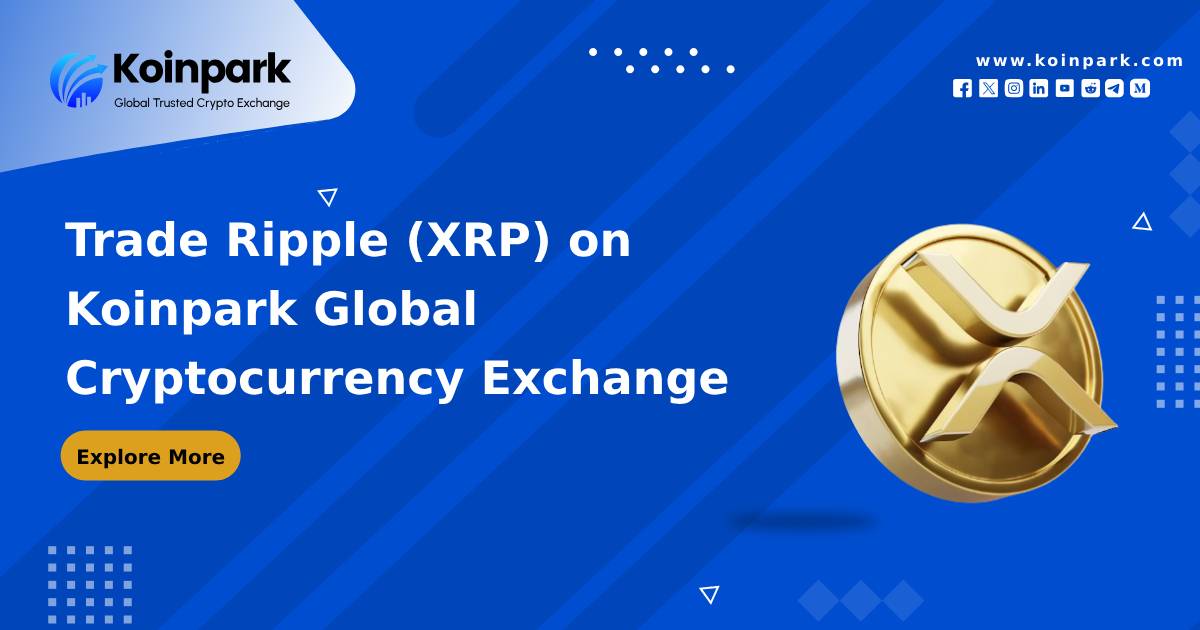 Trade Ripple (XRP) on Koinpark Global Cryptocurrency Exchange