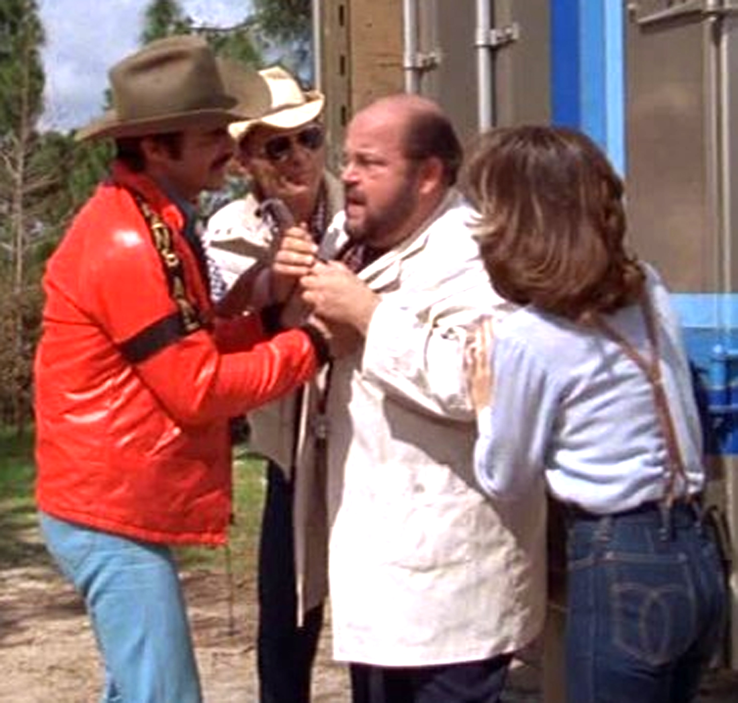 Iconic piece is the Red Smokey and the Bandit jacket