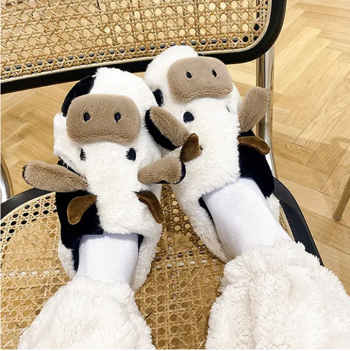 Fluppy Cow Slippers