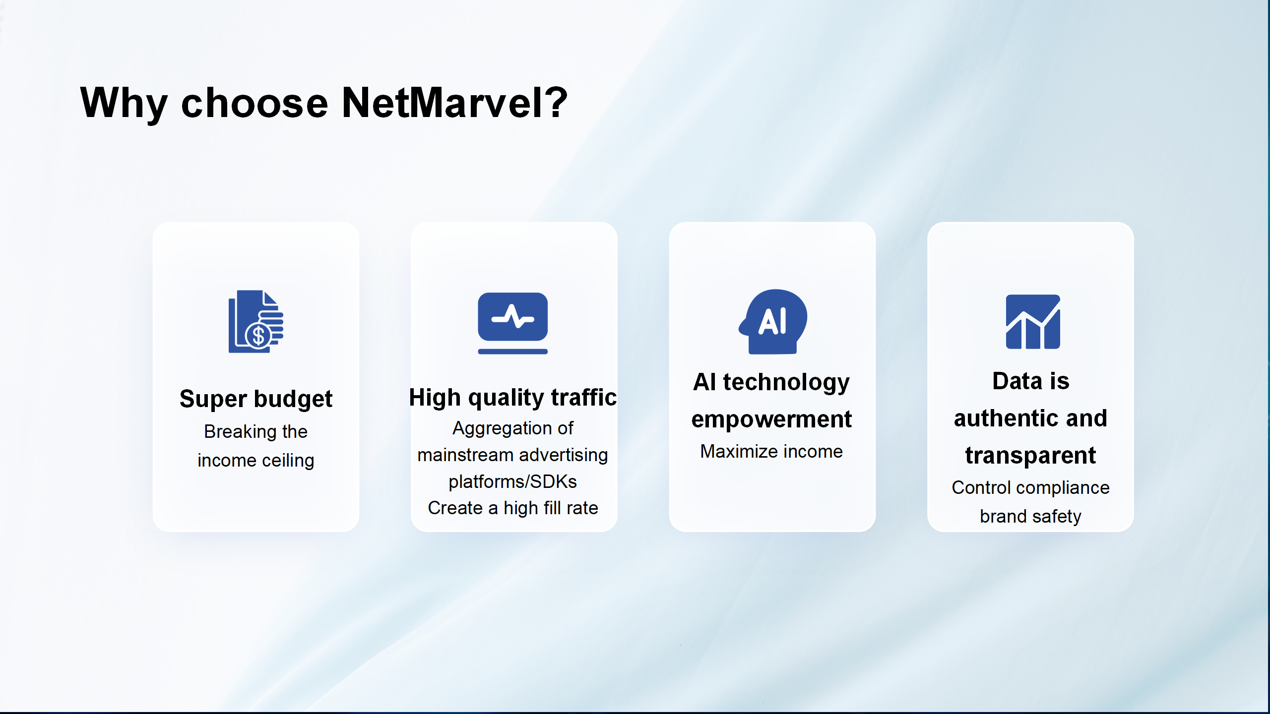 Optimal Monetization | NetMarvel Programmatic Advertising Maximizes Your Revenue
