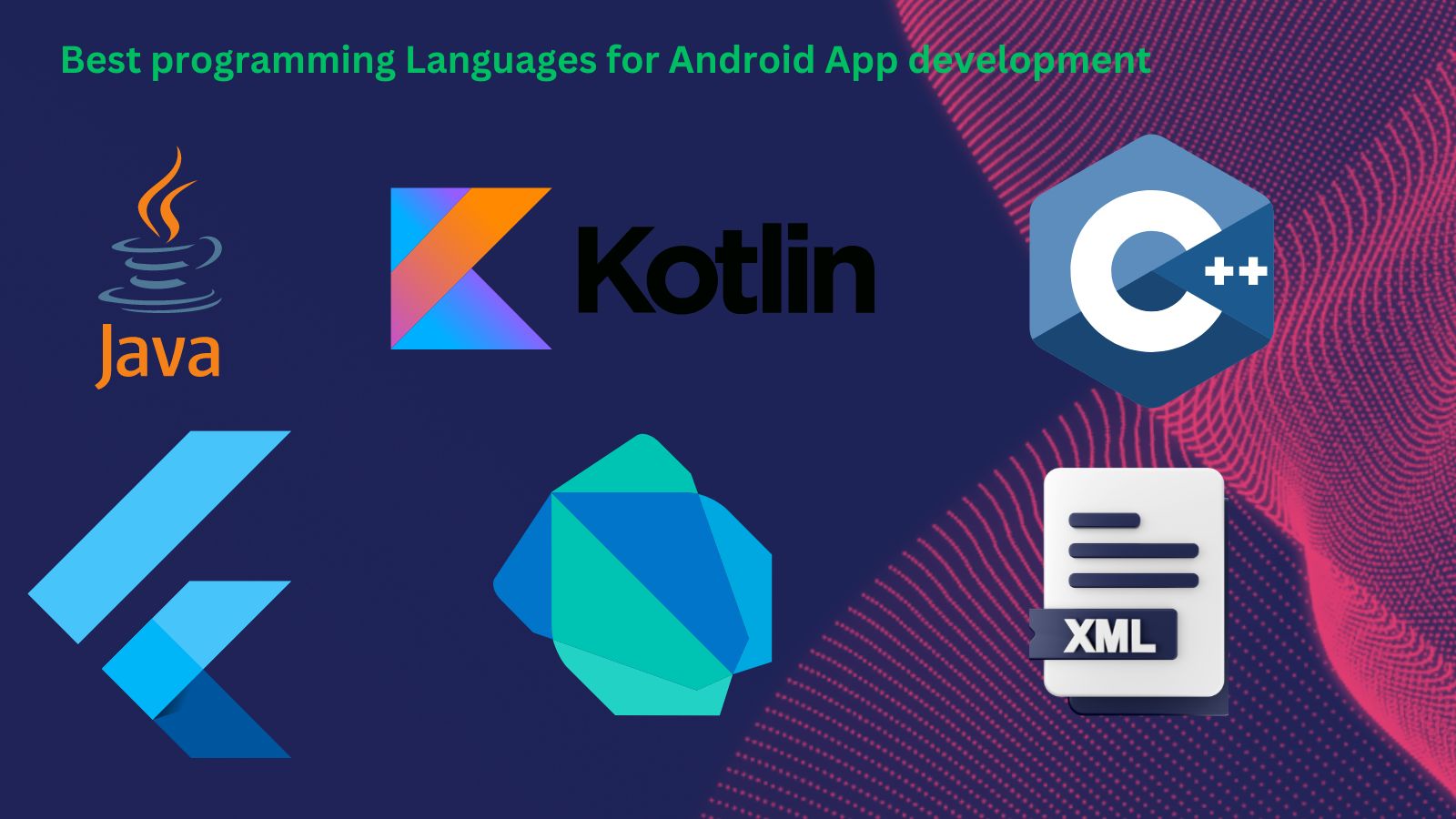 Which programming languages are used to create Android Apps?