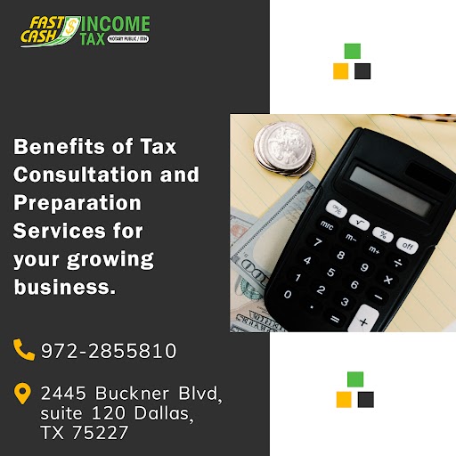 Benefits of Tax Consultation and Preparation Services for your growing business.
