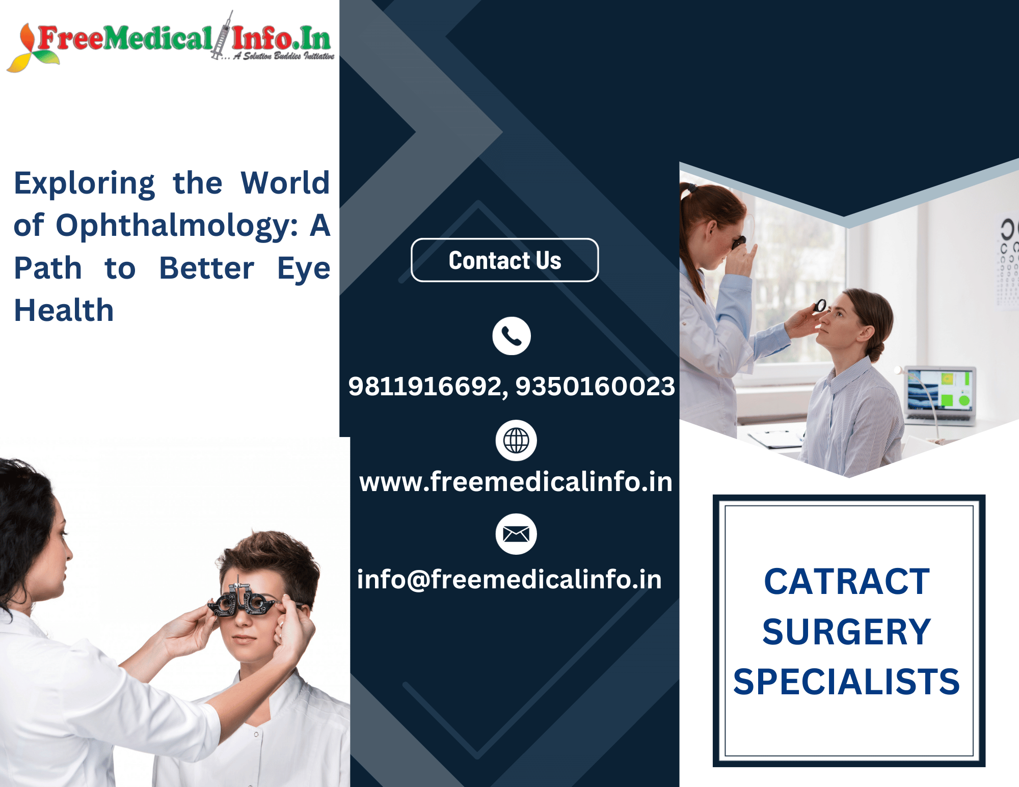 Investigate the skills of Faridabad's top 7 ophthalmology experts, who are vision care leaders. For a brighter future, learn about specialist therapies and compassionate eye care.