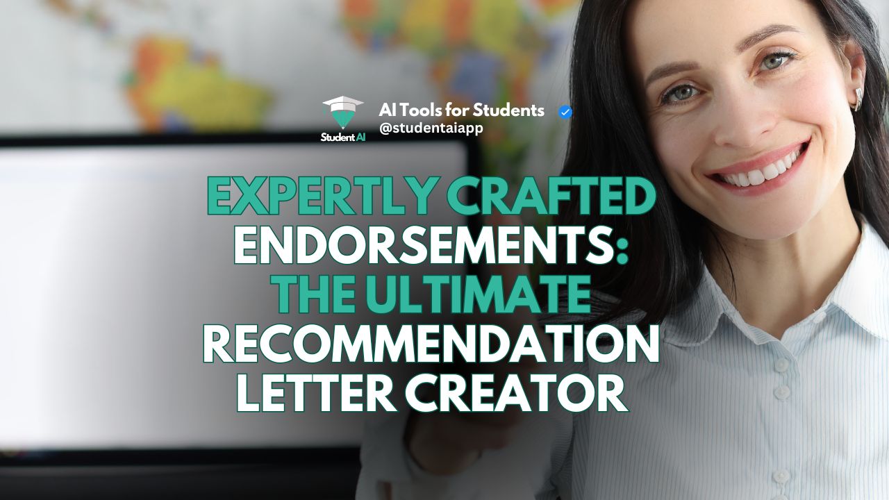Expertly Crafted Endorsements: The Ultimate Recommendation Letter Creator