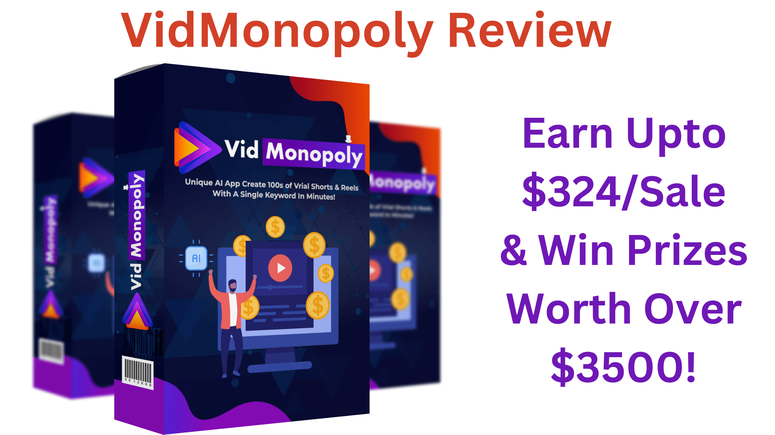 VidMonopoly Review - Earn Upto $324/Sale & Win Prizes Worth Over $3500!