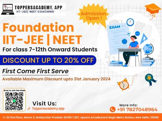 Unlocking Success: The Best Online IIT JEE Coaching In Delhi With Toppers Academy