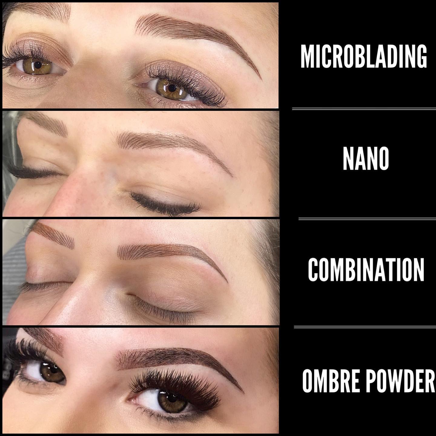 Choosing the Right Brow Style: Nano, Ombre, or Combo Brows?
