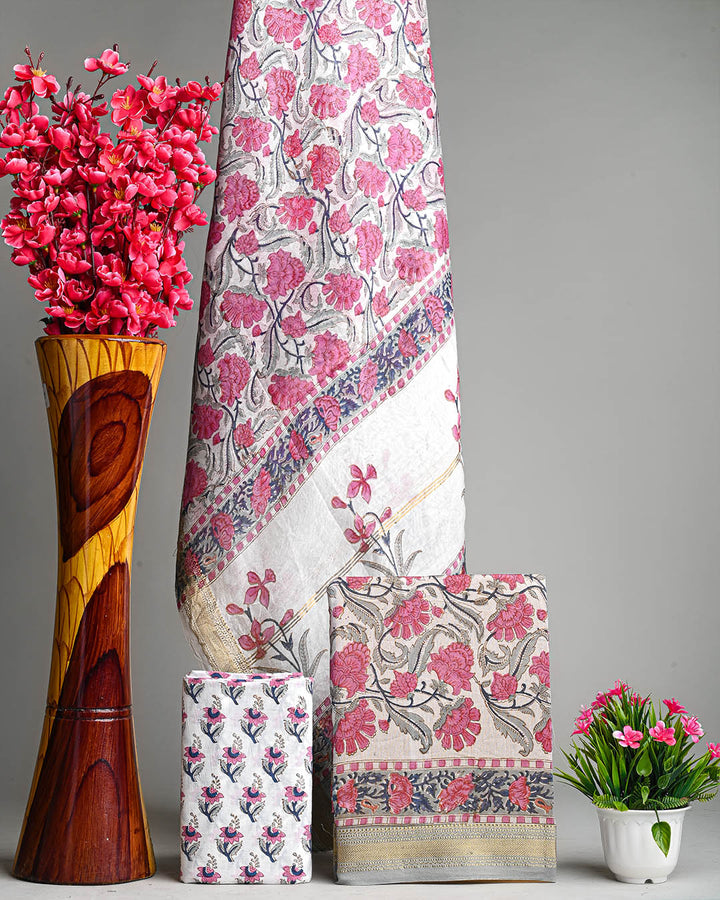 Buy Maheshwari Silk Suits and Dabu Print Cotton Suits