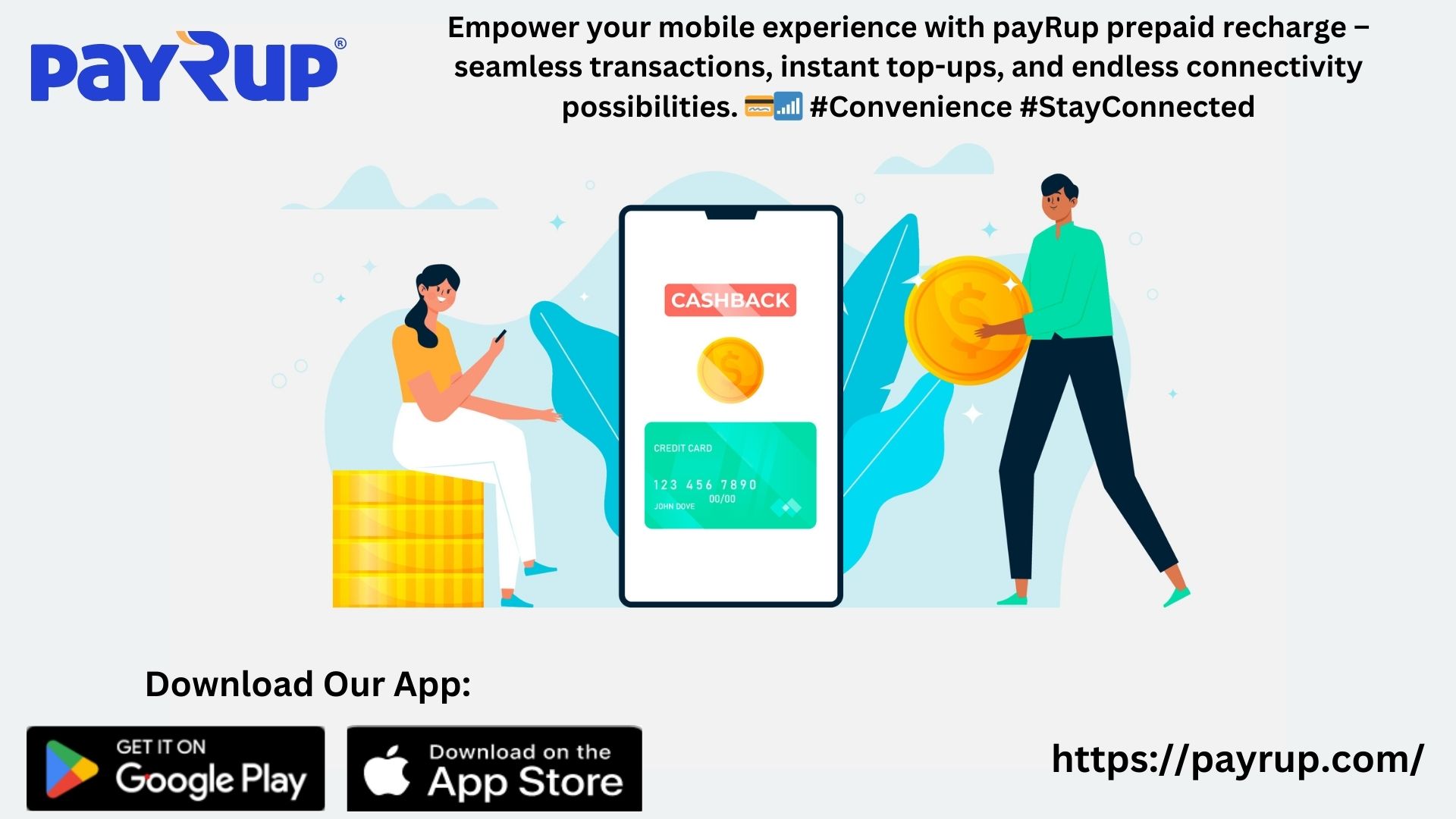 Experience the Ease of payRup Prepaid Recharge
