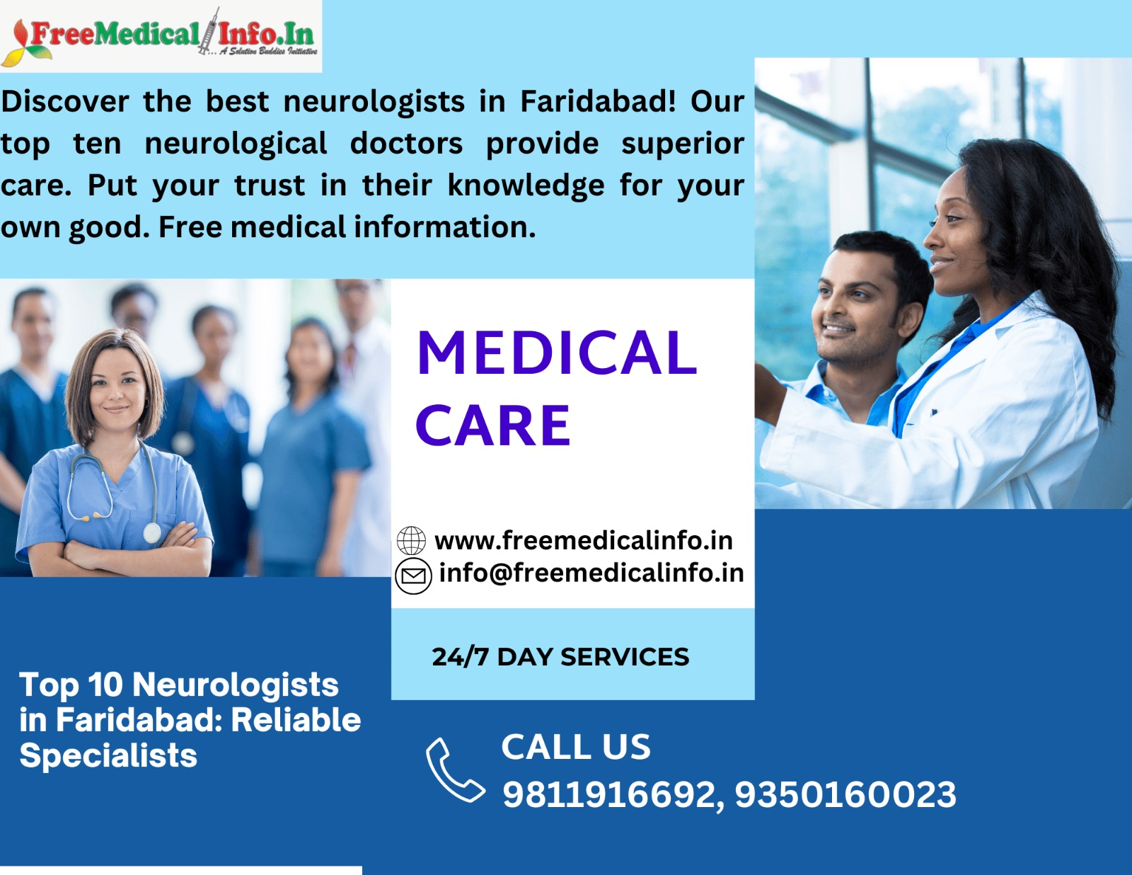 Find the finest neurologists in Faridabad! The top ten specialists for neurological diseases have been announced. Schedule appointments for compassionate and cutting-edge treatments.