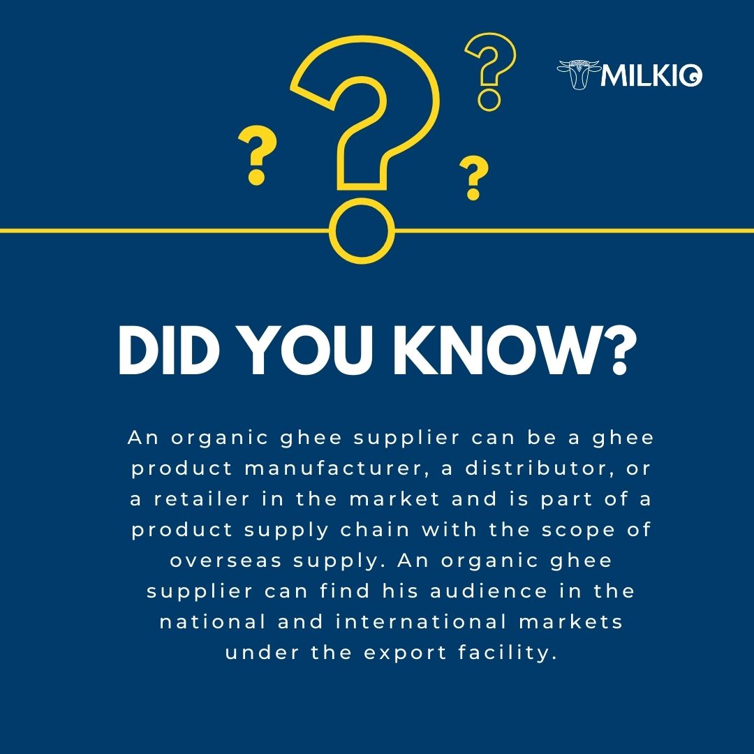 Milkio Foods Redefining Excellence in Organic Ghee Supply