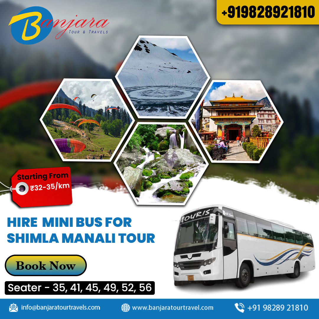 Exploring the Convenience and Flexibility of Bus Hire for Your Jaipur to Shimla Trip