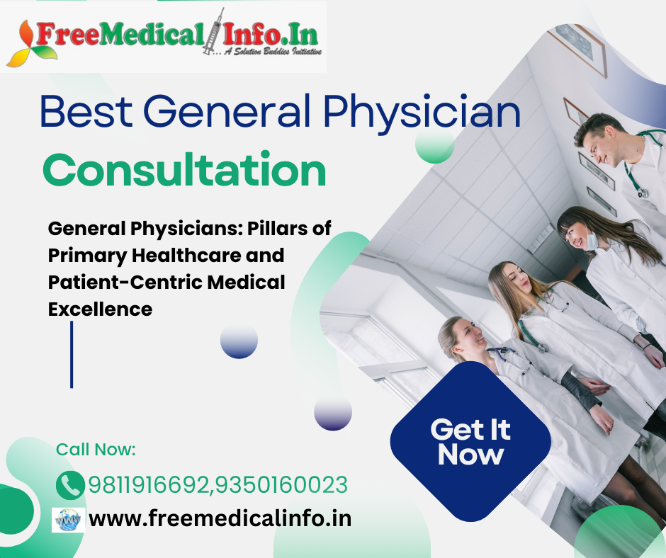 Explore general physicians' diagnostic expertise, leading healthcare with accuracy and personalised treatment for optimal well-being: Free Medical Info