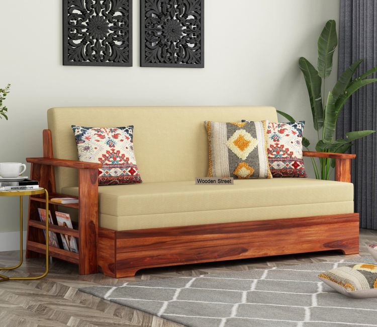 Maximizing Space Efficiency with Wooden Street's Sofa Cum Bed