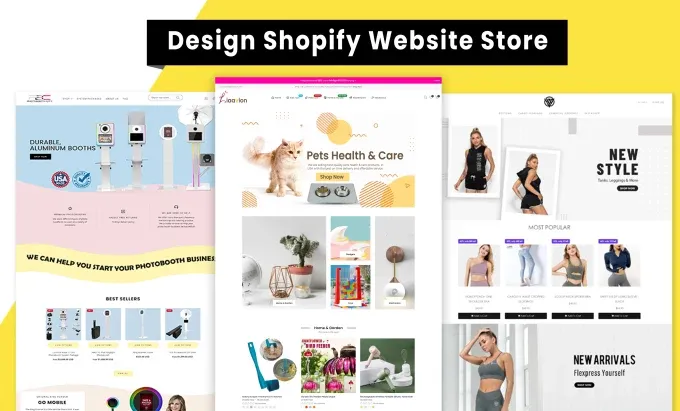 I will design and create a Shopify dropshipping website e-commerce store