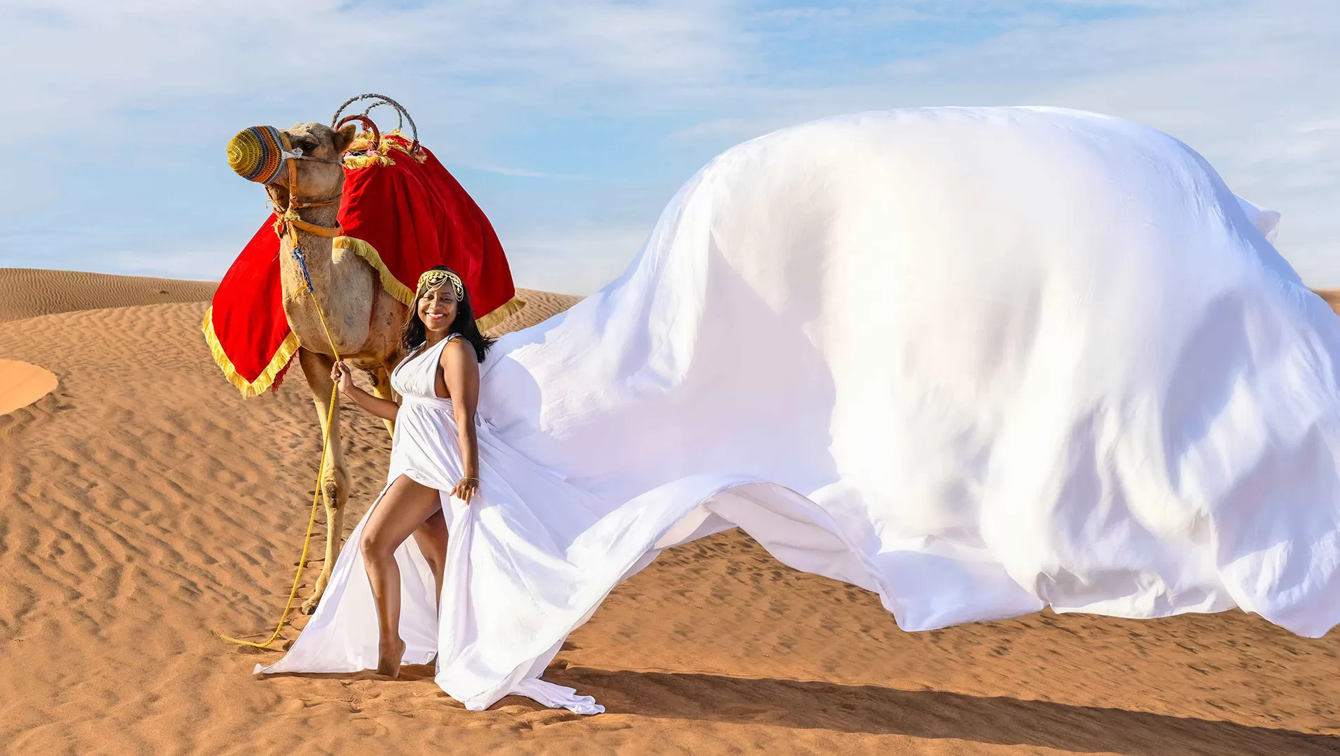 Flying Dress Photoshoot Dubai: Capturing Dreams in the Sky