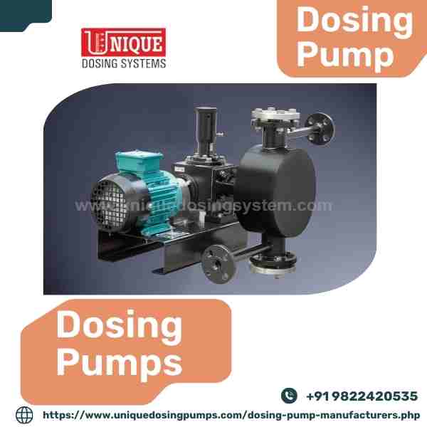 A Guide to Dosing Pumps & Their Applications