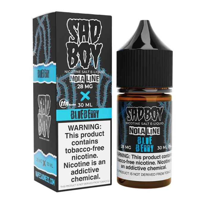 Sad Boy – 30ml TFN Salt E-Liquid – Nola Blueberry