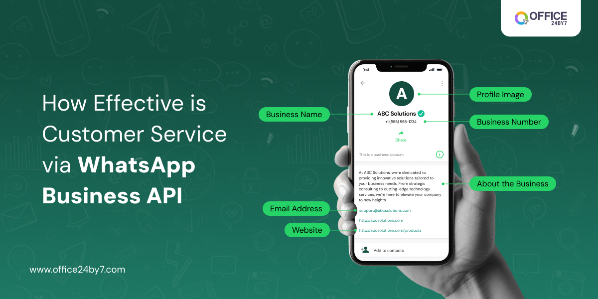 How effective is customer service via whatsapp business API