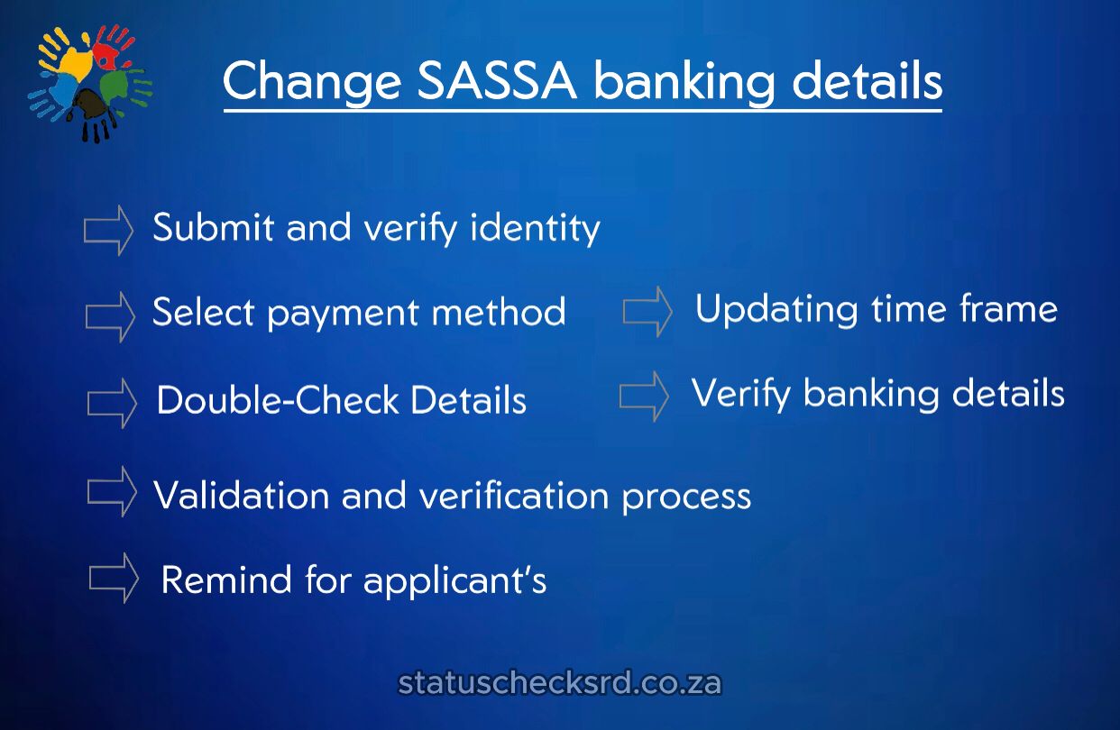 How to change banking details